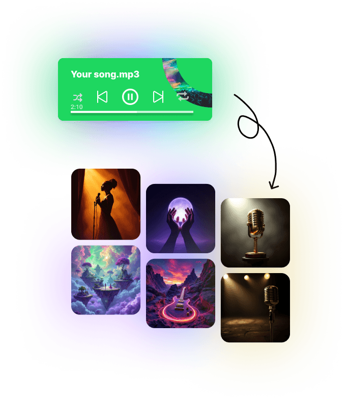 AI Album Cover Generator preview