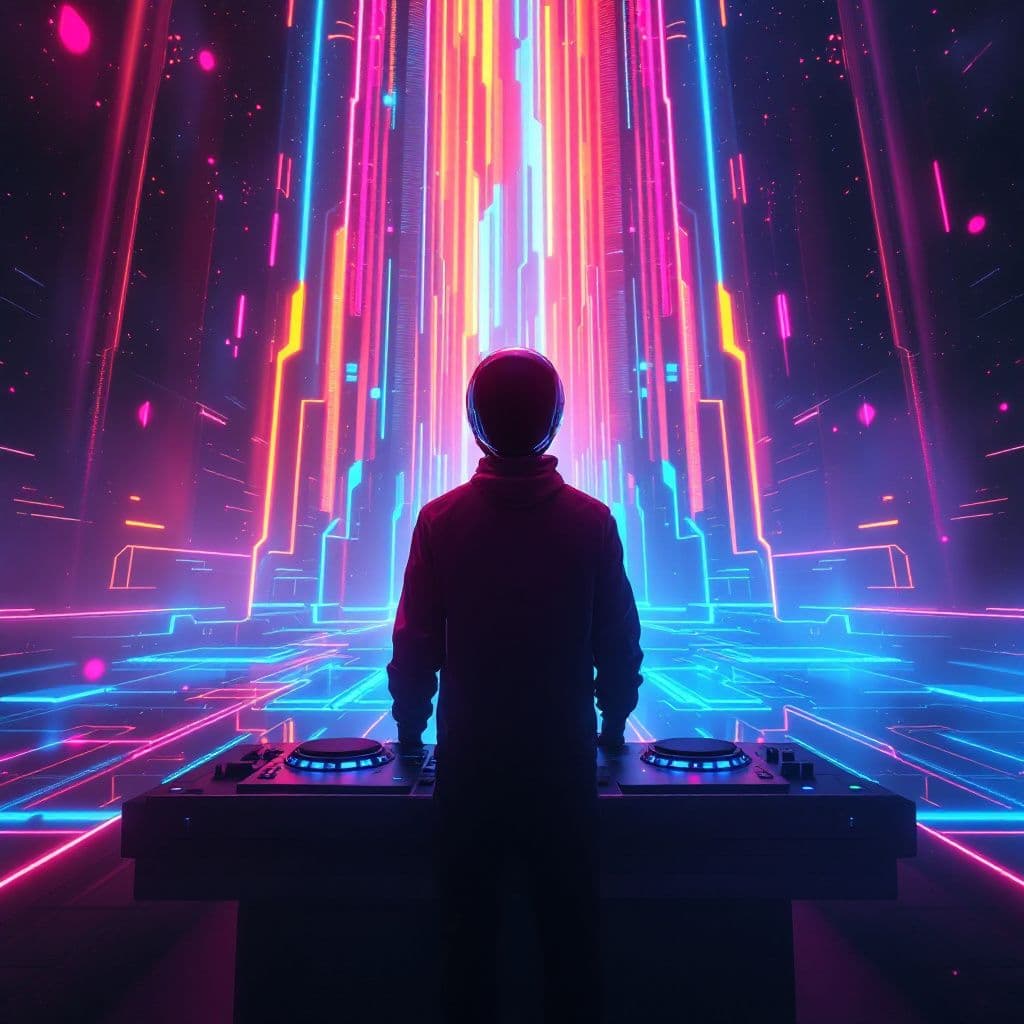 Electronic AI Album Cover