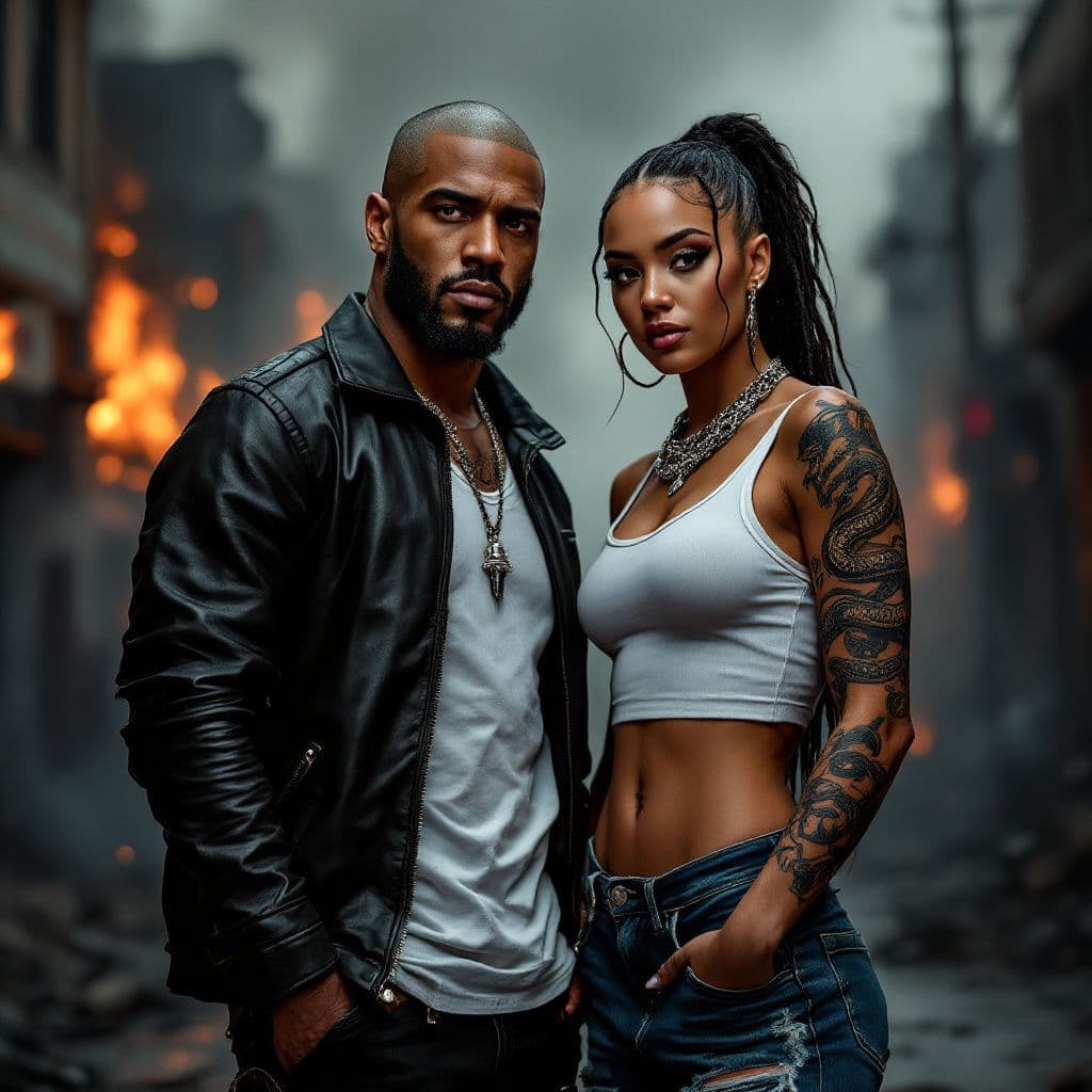 Rap AI Album Cover