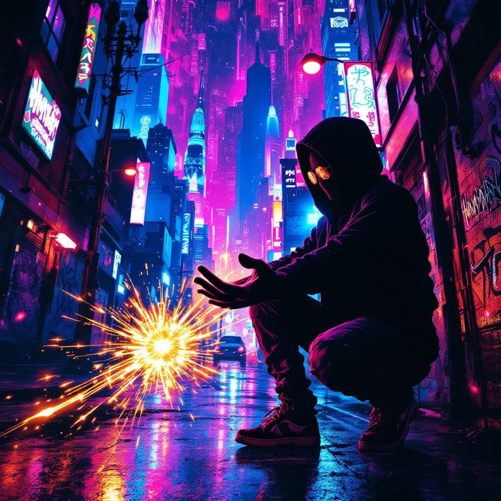 Hip-Hop AI Album Cover