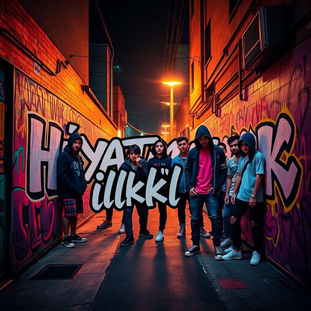 Hip-Hop AI Album Cover