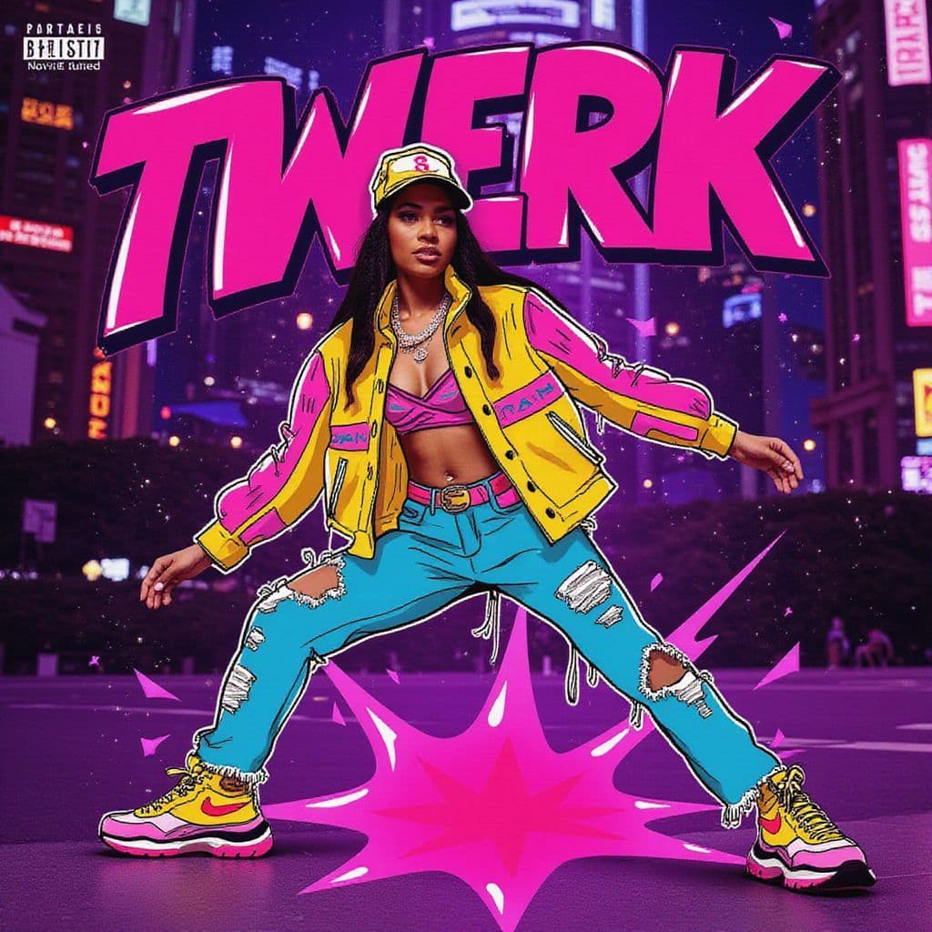 Hip-Hop AI Album Cover