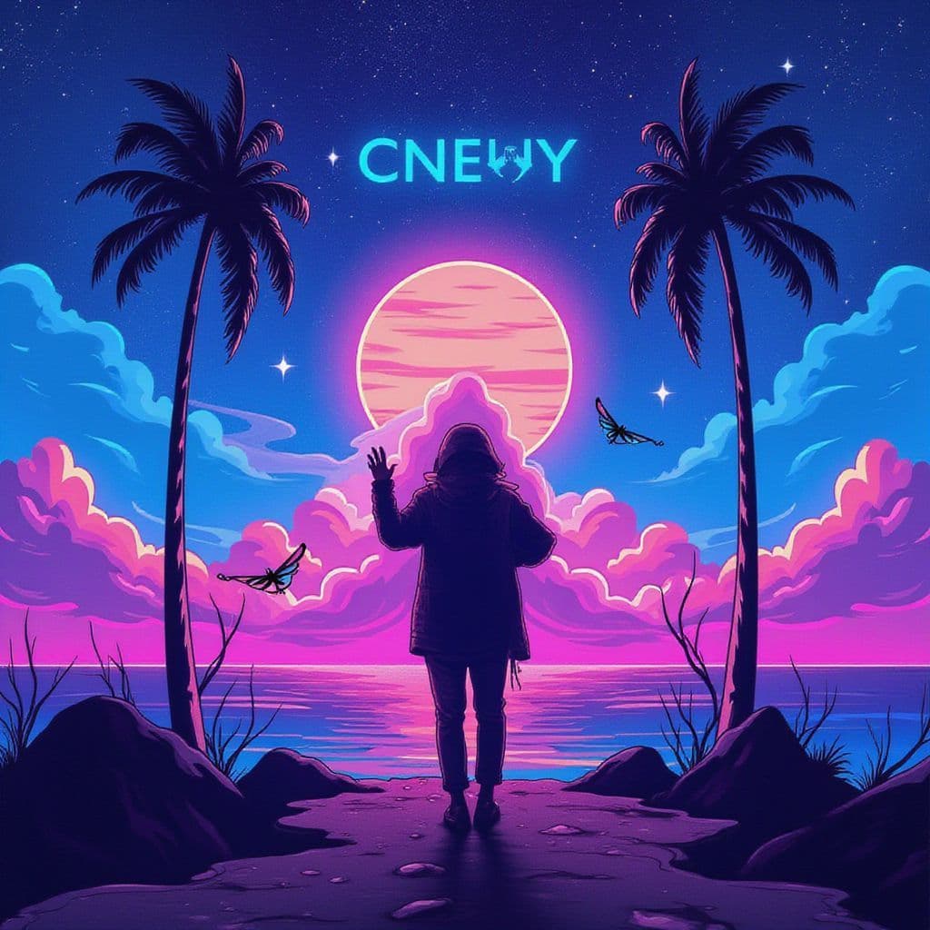 Electronic AI Album Cover