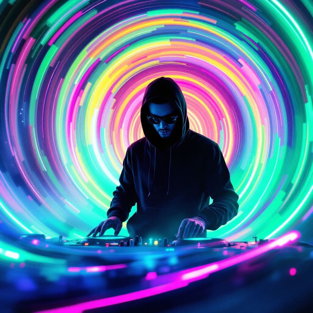 Dubstep AI Album Cover