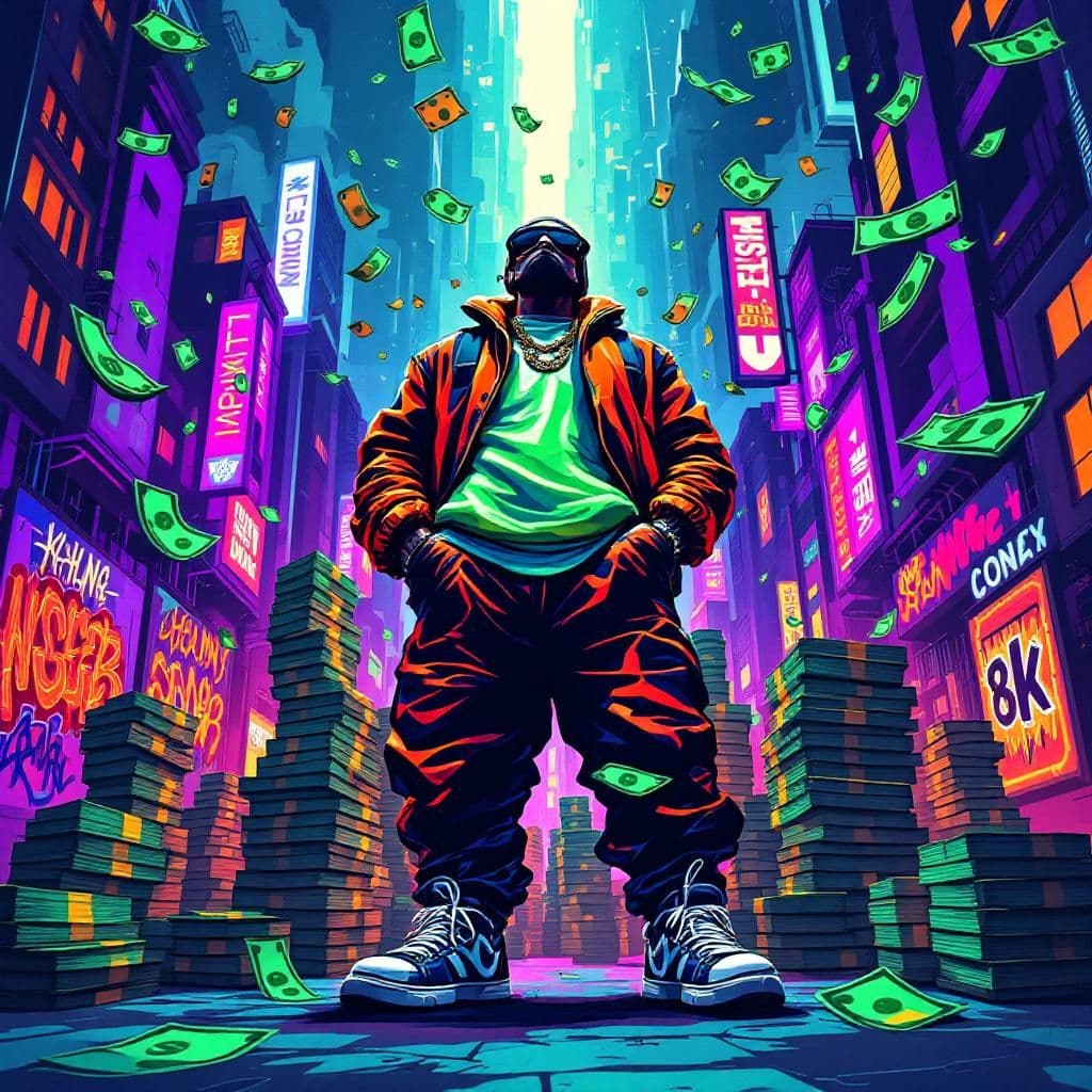 Hip-Hop AI Album Cover