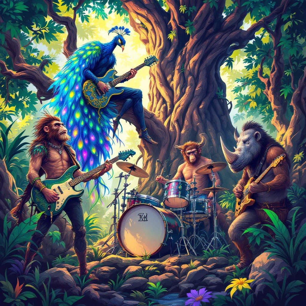 Rock AI Album Cover