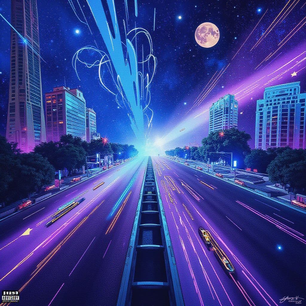 Hip-Hop AI Album Cover