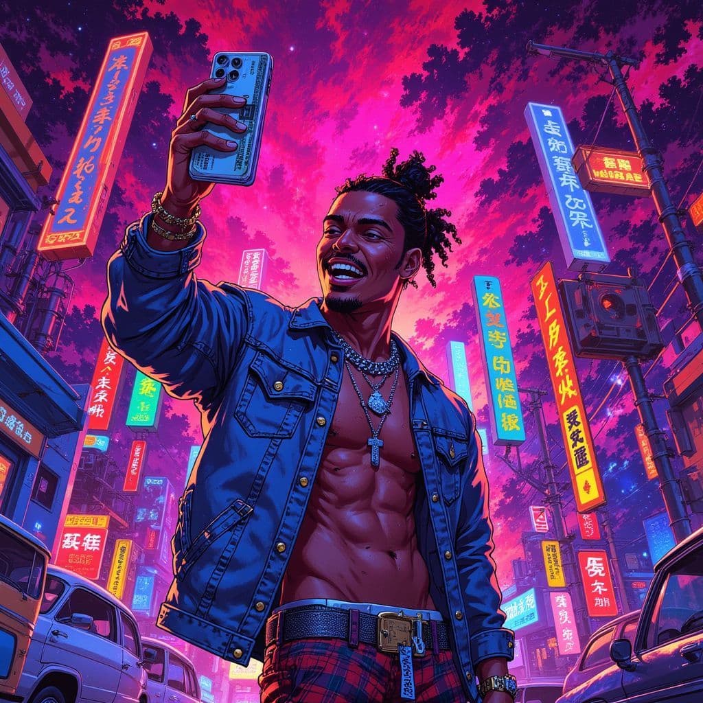 Hip-Hop AI Album Cover