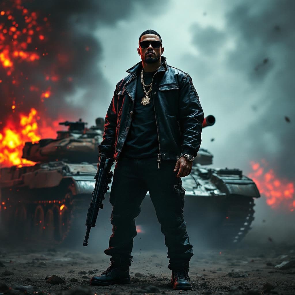 Hip-Hop AI Album Cover