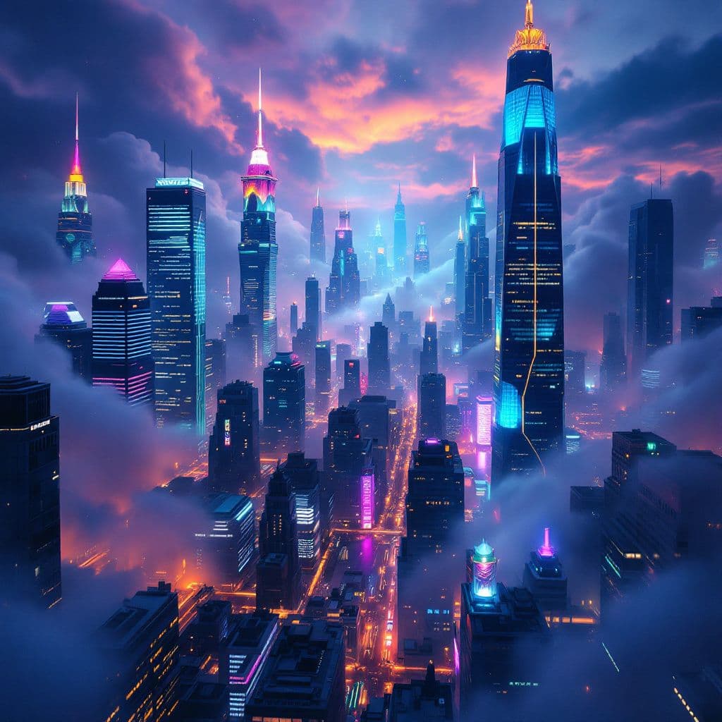 Electronic AI Album Cover