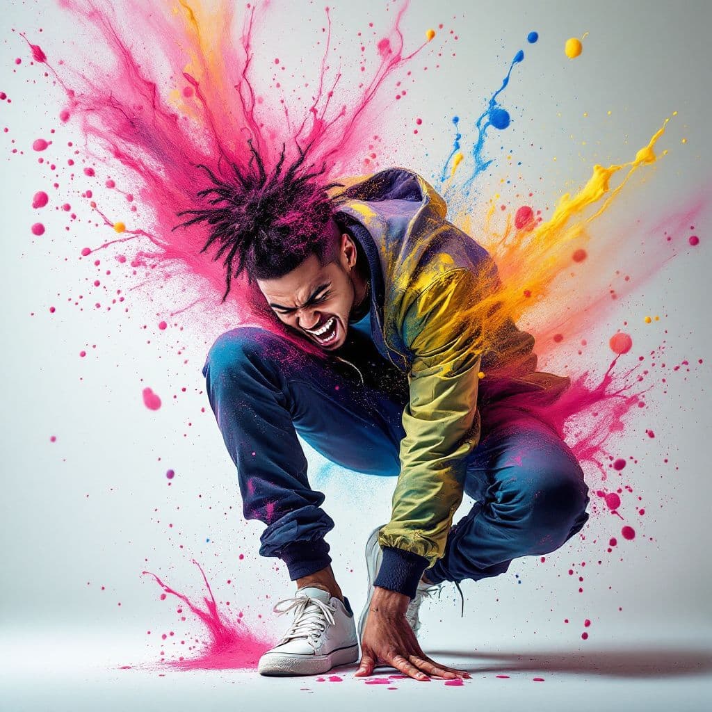 Hip-Hop AI Album Cover