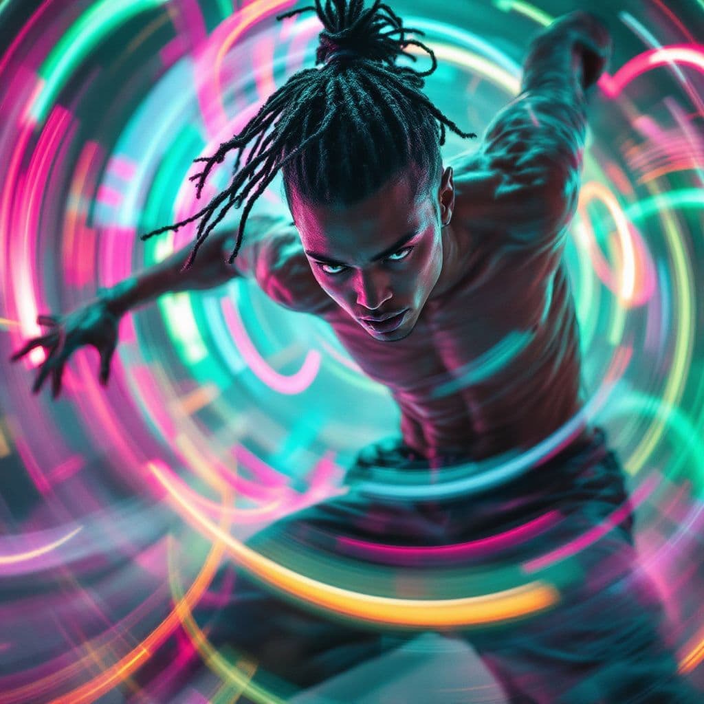 Hip-Hop AI Album Cover