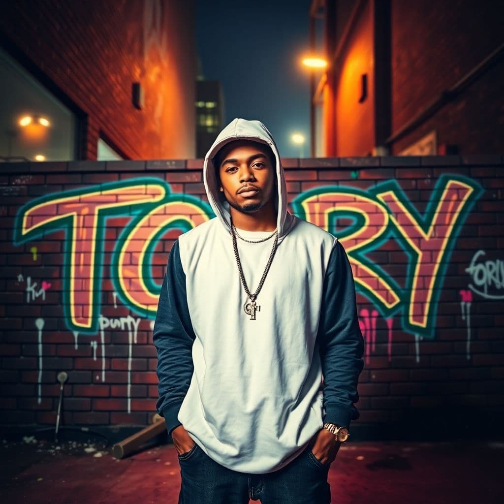 Hip-Hop AI Album Cover