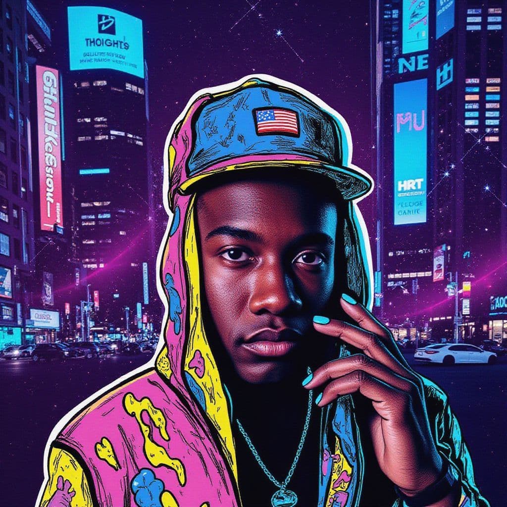 Hip-Hop AI Album Cover