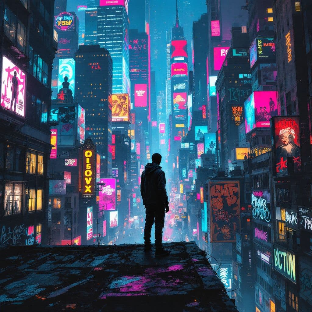 Hip-Hop AI Album Cover