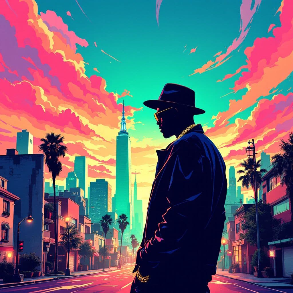 Hip-Hop AI Album Cover