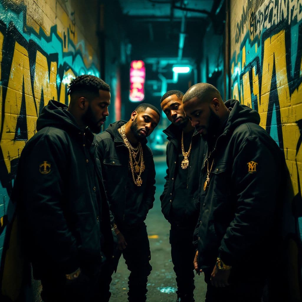 Hip-Hop AI Album Cover