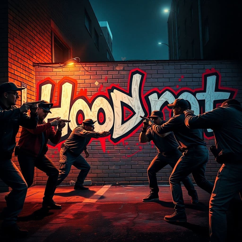 Hip-Hop AI Album Cover