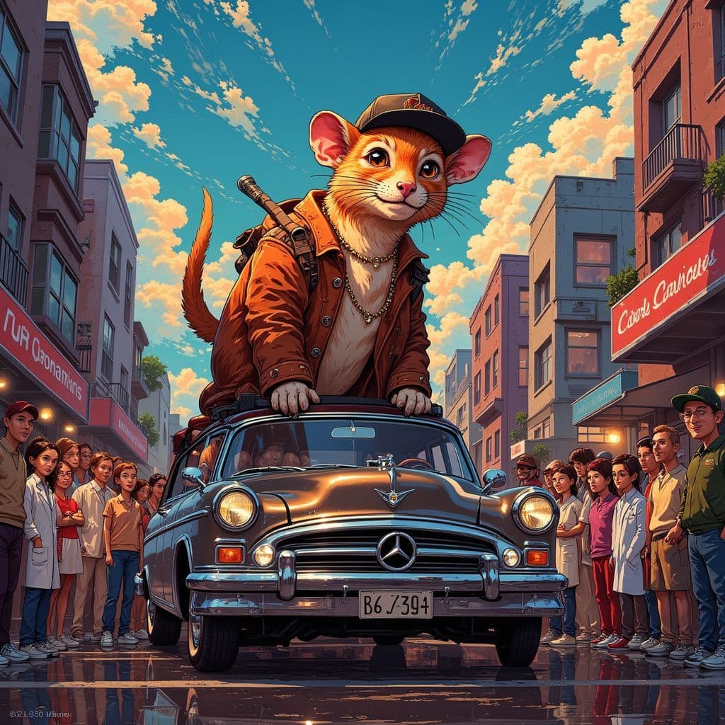 Hip-Hop AI Album Cover