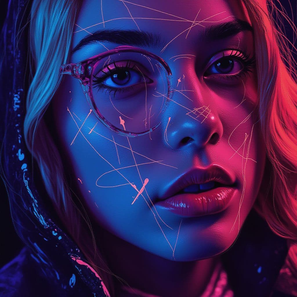 Electronic AI Album Cover