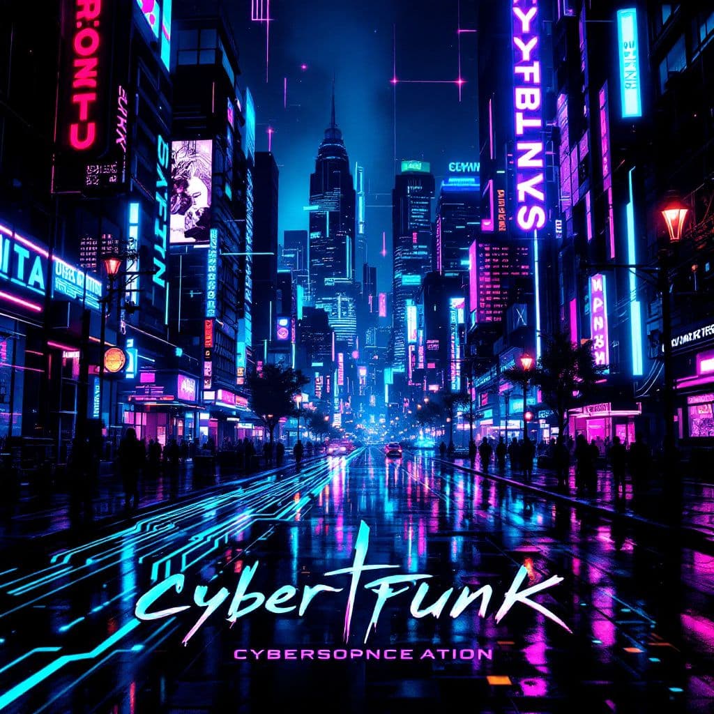 Electronic AI Album Cover