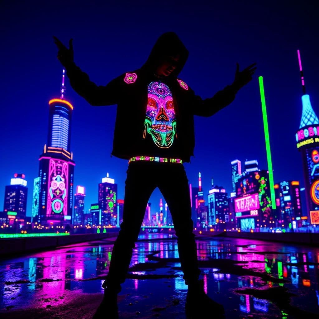 Hip-Hop AI Album Cover