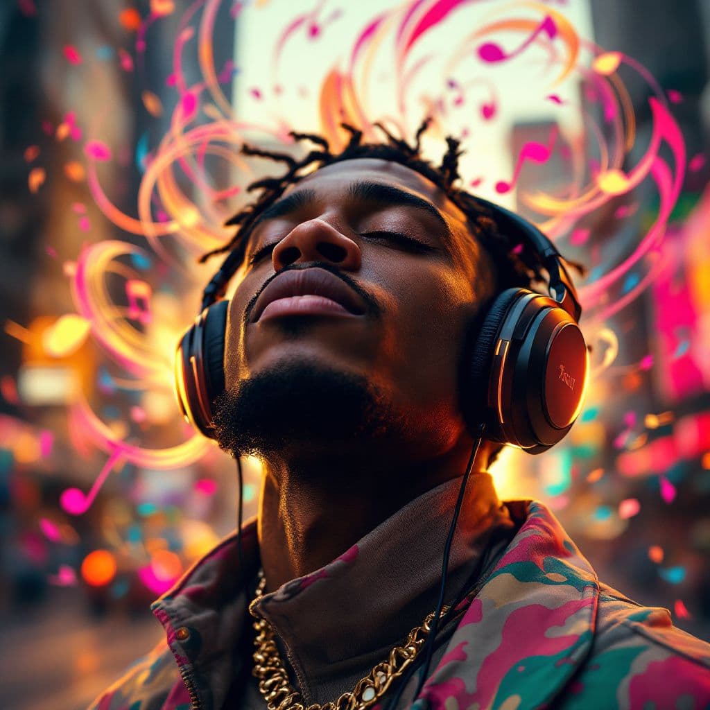 Hip-Hop AI Album Cover