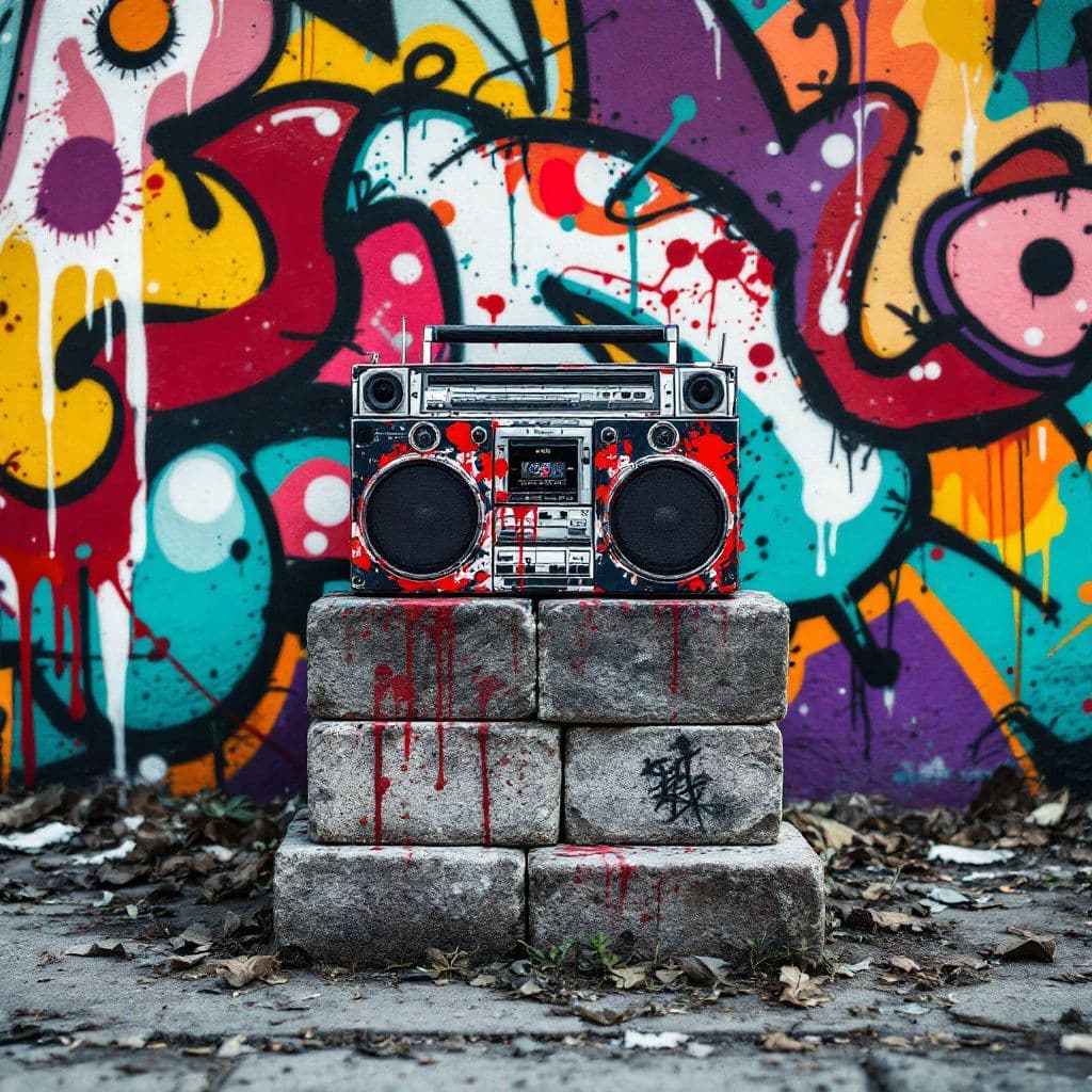 Hip-Hop AI Album Cover